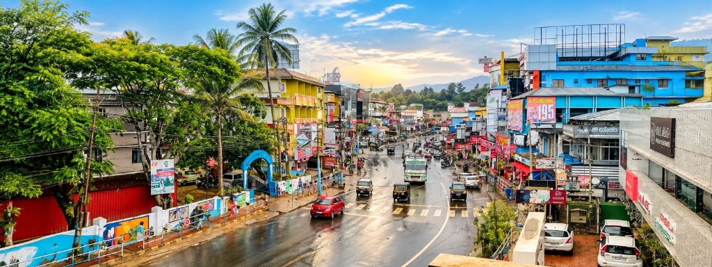 Sulthan Bathery Town Street View